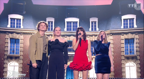 Et de préciser : "C'est le public qui décidera qui de Maëlys, Paul, Thomas, Noah, Emma, Masseo ou Julie intègrera à vos côtés la tournée Star Academy 2025"

Marguerite, Maïa, Ulysse et Marine, "Star Academy 2024", capture d'écran "TF1".
