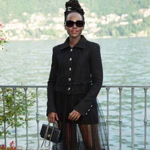 Lupita Nyong’o au défilé Chanel Croisière 2025 à la Villa d'Este à Côme, en Italie, le 29 avril 2025. Photo : Aurore Marechal/ABACAPRESS.COM
