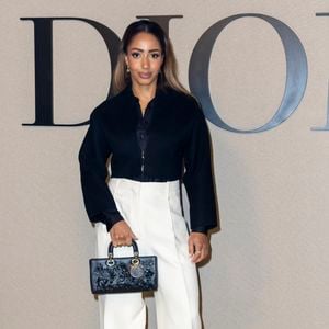 Estelle Mossely au photocall du défilé Christian Dior mode femme automne / hiver 2024-2025 lors de la Fashion Week de Paris (PFW), au jardin des Tuileries, à Paris, France, le 27 février 2024. © Olivier Borde/Bestimage