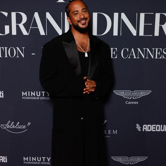 Slimane - Photocall de la soirée de gala "le Grand Dîner" au Palais Bulles à Théoule-sur-mer lors du 77ème Festival International du Film de Cannes le 18 mai 2024. © Christophe Clovis / Bestimage