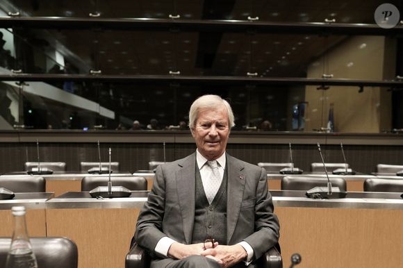 Vincent Bolloré, Président du conseil de surveillance de Vivendi, lors d'une audition devant la commission d'enquête parlementaire sur les procédures d'autorisation des services nationaux de télévision à l'Assemblée nationale, à Paris, le 13 mars 2024.
© Stéphane Lemouton / Bestimage