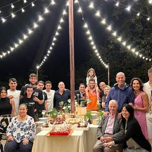 Zinedine Zidane et toute sa famille.