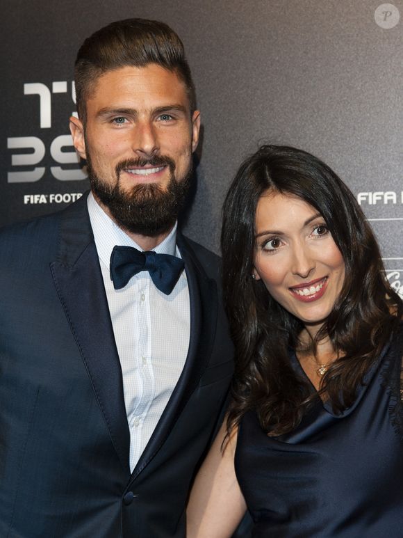 Jennifer, la femme d'Olivier Giroud, a célébré son 38ème anniversaire en septembre dernier.

The Best FIFA Football Awards 2017 au London Palladium à Londres. © Pierre Perusseau/Bestimage