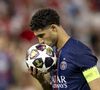 Les masques permettent de se protéger des bouchons de champagne et autres projections.

Achraf Hakimi - Finale de la Ligue des Champions 2026 opposant le Paris Saint-Germain (PSG) à Arsenal FC au stade Ferenc-Puskas à Budapest

©Elyxandro Cegarra / PsnewZ / Bestimage
