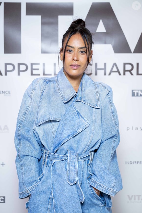 Exclusif - Amel Bent à la projection privée en avant-première du documentaire sur Vitaa (Charlotte Gonin) "Je m'appelle Charlotte" dans les locaux de TF1 à Boulogne Billancourt le 18 novembre 2024. Le documentaire sera diffusé le 22 novembre sur TMC en prime time et TF1+.

© Pierre Perusseau / Bestimage