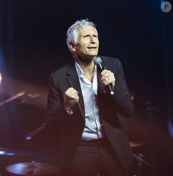 Nagui - Scène du Gala de la Fondation Recherche Alzheimer placée sous le signe de l’émotion et du partage avec un concert unique sur le thème "2 générations chantent pour la 3ème" à l’Olympia à Paris le 17 mars 2025. © Olivier Borde - Bertrand Rindoff/Bestimage