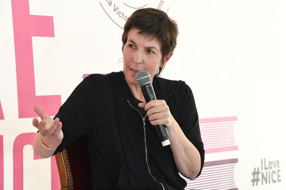 Christine Angot durant la première journée du 24ème festival du livre de Nice le 31 mai 2019. © Bruno Bebert/Bestimage
