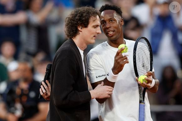 Paul De SAINT SERNIN et Gael MONFILS - Soirée "Gael & Friends" à Roland Garros sur le court Phlippe Chatrier à Paris le 21 mai 2026.
