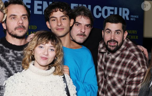 Leonie Dahan-Lamort, Sayyid El Alami, Damien Bonnard, Artus à l'avant-première du film "La Pampa" au cinéma UGC Les Halles, à Paris, le 23 janvier 2025.

Photo : © Denis Guignebourg/BestImage