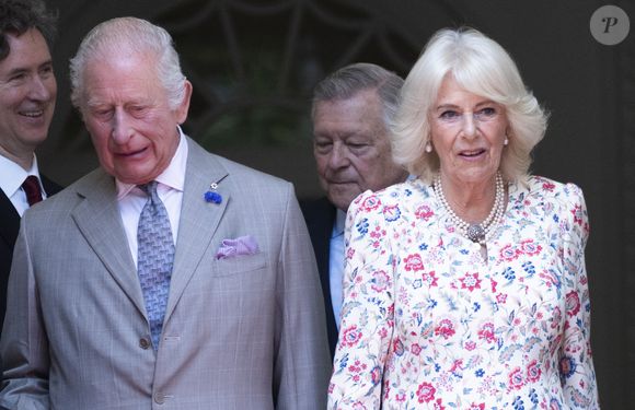 Le roi Charles III et Camilla Parker Bowles visitent la Maison du Canada pour célébrer les 100 ans du Haut-Commissariat du pays à Londres, le 20 mai 2025.

Photo : Goff Inf / Bestimage
