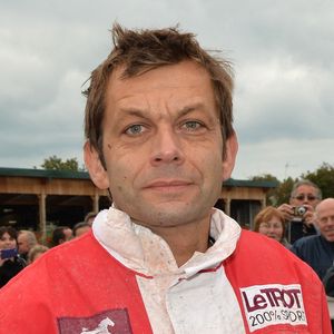 Laurent Mariotte assistant à la 20e édition de la course d'Epona à Cabourg, en France, le 12 octobre 2013. Photo de Jérémy Charriau/ABACAPRESS.COM