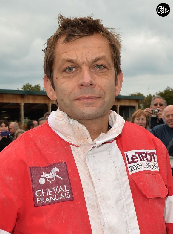 Laurent Mariotte assistant à la 20e édition de la course d'Epona à Cabourg, en France, le 12 octobre 2013. Photo de Jérémy Charriau/ABACAPRESS.COM