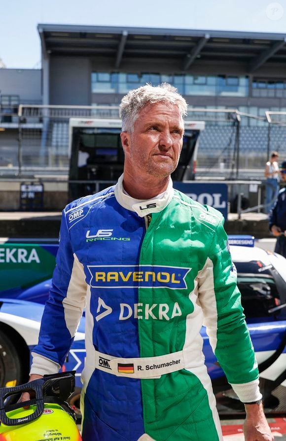 Ralf Schumacher (D), frère de M.Schumacher, lors de la coupe Prototype sur le Circuit automobile de Nürburg (Allemagne), le 16 août 2024. Photo : API / BESTIMAGE