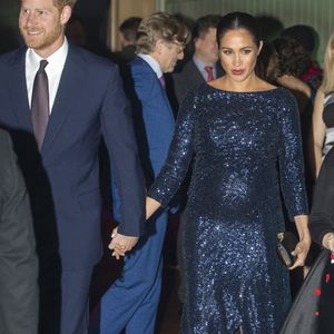Le prince Harry et Meghan Markle à la représentation du 10ème anniversaire du spectacle du Cirque du Soleil "Totem" au Roayl Albert Hall à Londres, le 16 janvier 2019.

Photo : Express Syndication / Bestimage