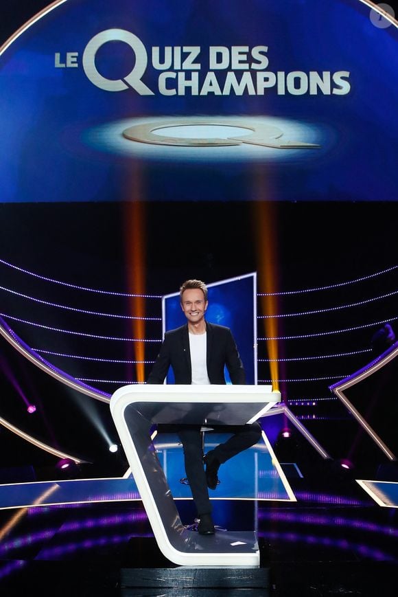 Exclusif - Cyril Féraud - Enregistrement de l'émission "Le Quiz des Champions" aux Studios 130 à Saint-Denis, présentée par C.Féraud et diffusée sur France 2. Le 5 juin 2024
© Christophe Clovis / Bestimage