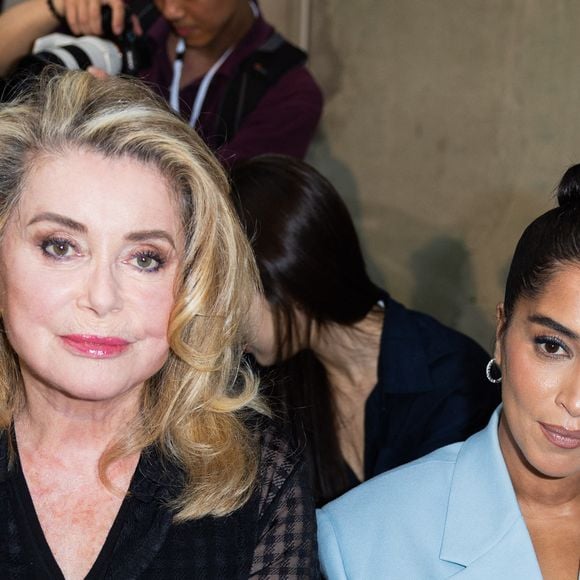 Catherine Deneuve, Leila Bekhti - People au défilé de mode Hommes printemps-été 2024 "AMI" lors de la fashion week de Paris. Le 22 juin 2023
© Olivier Borde / Bestimage