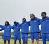 Tous ont tenu à respecter une minute de silence en mémoire de la mère de Didier Deschamps et en soutien à leur coach.