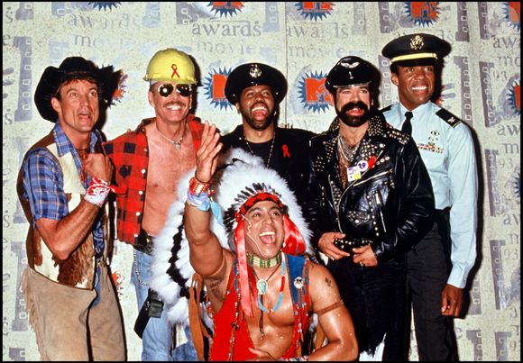 Le groupe Village People en 1992.