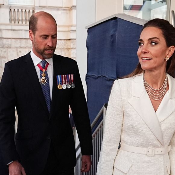 Kate Middleton et le prince William lors des célébrations du 8 mai à l'abbaye de Westminster. Photo par Aaron Chown/WPA-Pool