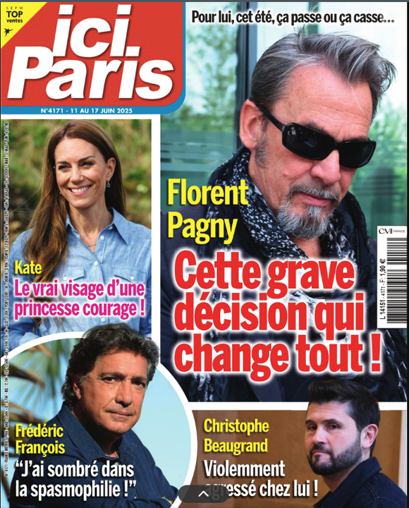 Une de Ici Paris du 11 juin 2025.