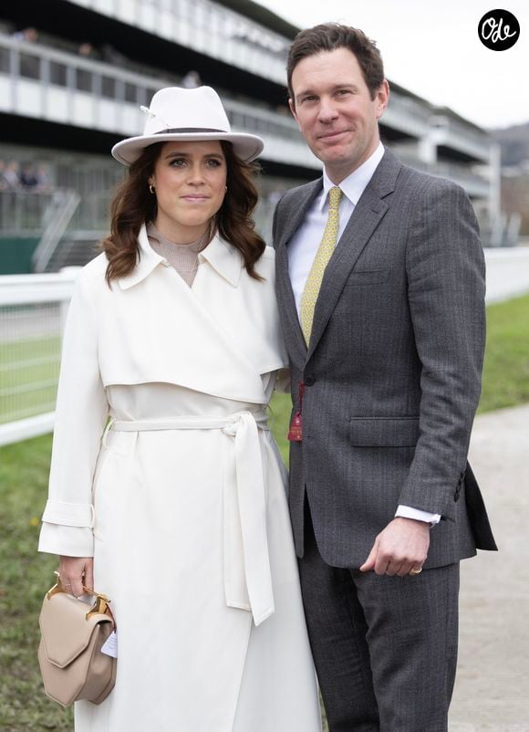 La princesse Eugenie d’York et son mari Jack Brooksbank - La famille royale au Cheltenham Festival 2024 - jour 2 à l'hippodrome de Cheltenham le 13 mars 2024.

© AGENCE / BESTIMAGE