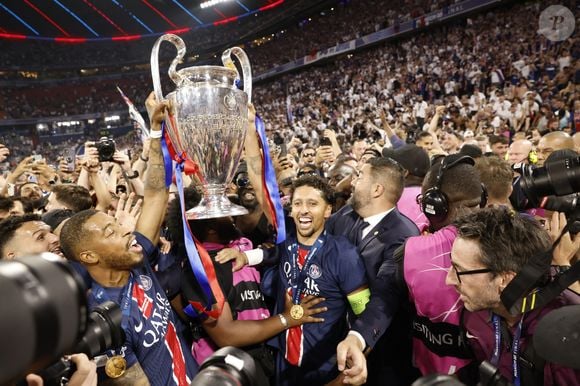Le PSG remporte la Ligue Des Champions 2025, pour la première fois de son histoire, face à l'Inter Milan (5-0) à l'Allianz Arena de Munich, le 31 mai 2025.
© Cyril Moreau/Bestimage