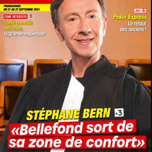 Une interview à retrouver dans leur édition du 10 septembre 2024 

Stéphane Bern, "Télé Magazine", 10 septembre 2024.