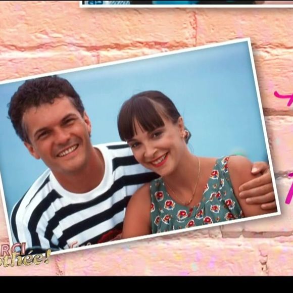 On a pu voir des images d'elle et de Rémy des Musclés, avec qui elle était en couple

Capture d'écran de l'émission "Merci Dorothée" sur TF1 le 24 janvier 2025