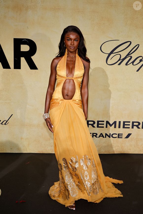 Leomie Anderson au photocall du gala AmFar 2025 by Chopard à l'Hôtel du Cap-Eden-Roc à Antibes le 22 mai 2025.

© Moreau / Jacovides / Bestimage