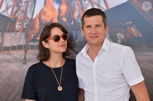 Exclusif - Marion Cotillard et Guillaume Canet lors du Longines Paris Eiffel Jumping au Champ-de-Mars à Paris, le 4 juillet 2015. CORLEONE / BORDE / BESTIMAGE
