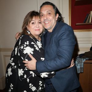 Exclusif -  Olivier Sitruk et Michèle Bernier - 50ème de la pièce "Lyly" avec M. Bernier et F. Perrin au théâtre de Paris le 27 mars 2025. © Coadic Guirec/Bestimage