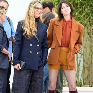 Charlotte Gainsbourg and Cécile de France pose during the screening of "L'affaire Marie-Claire" at the Palais des Festivals on Tuesday, May 18, 2026, during the 79th Cannes Film Festival. © Romain Doucelin /  Bestimage