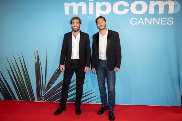 Martin Kretz, Valentin Kretz assistent au tapis rouge d'ouverture du MipCom 2023 à l'hôtel Majestic à Cannes, France, le 16 octobre 2023. Photo par Shootpix/ABACAPRESS.COM