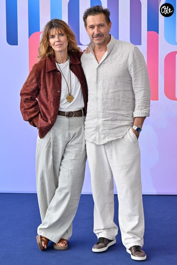 Gwendoline Hamon et Alexandre Varga participent à une séance photo pour « French Iconics » lors du 65e Festival de télévision de Monte-Carlo, le 14 juin 2026 à Monte-Carlo, Monaco. Photo de Julien Reynaud/APS-Medias/ABACAPRESS.COM