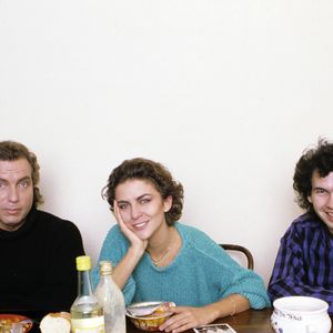 Archives - En France, au nord de Paris, chez eux, Bernard Lavilliers et Corinne Touzet en novembre 1986. © Michel MARIZY via Bestimage