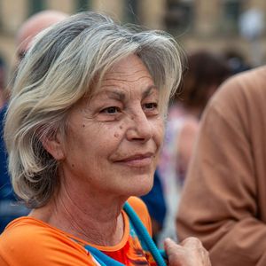 Lio participe à une manifestation devant le ministère de la Justice, place Vendôme à Paris, en France, le 15 juin 2026, à la suite du décès de Lyhanna. Photo de Denis Prezat/ABACAPRESS.COM