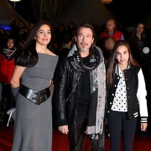 Florent Pagny, sa femme Azucena et leur fille Ael - 15eme edition des NRJ Music Awards a Cannes. Le 14 decembre 2013 © Jacovides Junior Bestimage