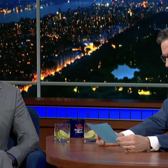 Le prince Harry donne une interview sur le plateau de Stephen Colbert à propos de la vie après la mort. Photo par JLPPA / Bestimage