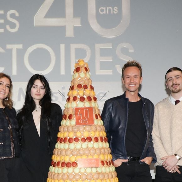 Exclusif - Aliocha Schneider,  Lucky Love, Léa Salamé, Solann, Cyril Féraud, Pierre Garnier, Styleto, Yoa lors de la conférence de presse à l'occasion des quarante ans des Victoires de la Musique dans les locaux de France Télévisions le 13 janvier 2025 en présence des révélations masculines et féminines de l'année.

 La Cérémonie des 40èmes Victoires de la Musique se tiendra en direct de la Seine Musicale vendredi 14 février 2025. Elle sera diffusée sur France 2 et France Inter à partir de 21h10 et présentée par L.Salamé et C.Féraud.

© Coadic Guirec / Bestimage