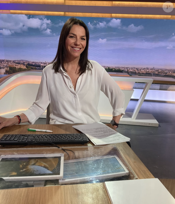 Sophie Le Saint, journaliste sur France 2, mariée à Yannick Letranchant.