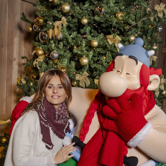 Faustine Bollaert - Les célébrités assistent à l'inauguration de la saison de Noël 2024 du Parc Astérix le 7 décembre 2024.  © Parc Astérix via Bestimage