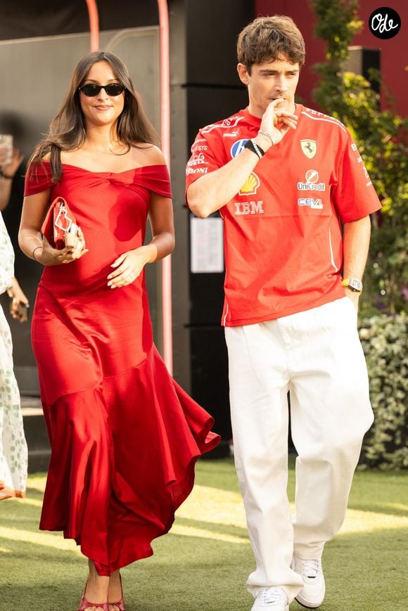 Charles Leclerc et Alexandra Leclerc  lors du grand prix d'Italie de Formule 1 le 6 septembre 2026
© Riccardo Spadetto De Paulis/IPA via ZUMA Press / Bestimage
