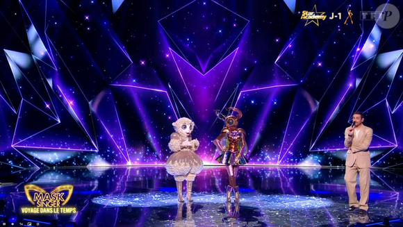 Le Scarabée éliminé en demi-finale de Mask Singer 8, capture d'écran TF1
