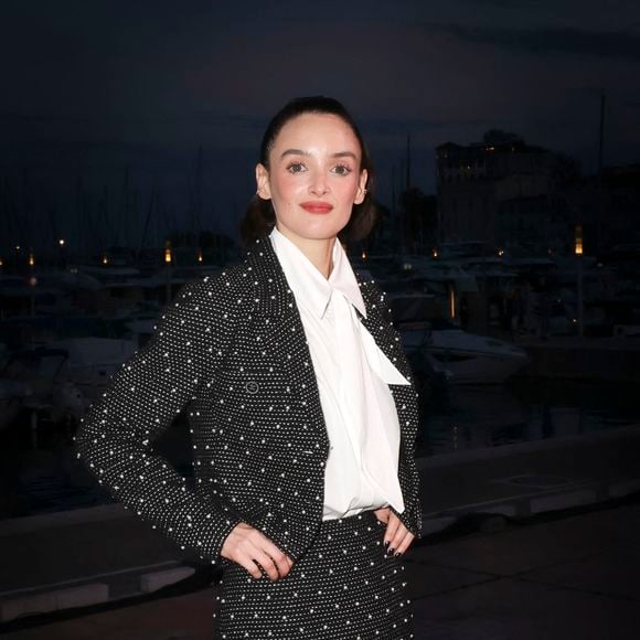 Exclusif - Rendez-vous avec Charlotte Le Bon en marge de l'émission "C à vous" lors du 77ème Festival International du Film de Cannes (14 - 25 mai 2024), le 24 mai 2024.  © Jack Tribeca / Bestimage