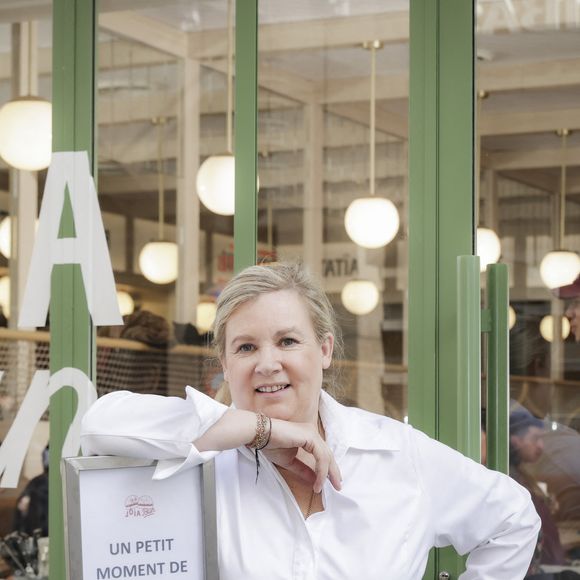La cheffe étoilée Hélène Darroze vient d'ouvrir un nouveau restaurant bistronomique dédiée aux burgers haut de gamme "Jòia Bun" dans le IIe arrondissement de Paris, France. © Jack Tribeca/Bestimage