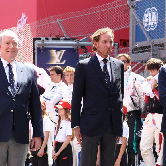 Le prince Albert II de Monaco, Andrea Casiraghi - Formula 1 Louis Vuitton Grand Prix de Monaco 2026 le 7 juin 2026. © Claudia Albuquerque/Bestimage
