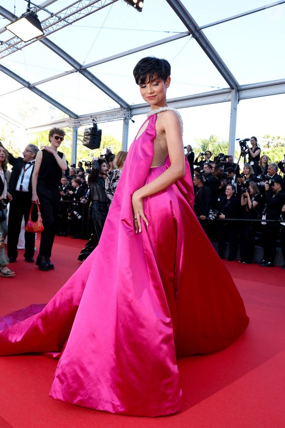 Eve Gilles, Miss France 2024 - Montée des marches du film " Marcello Mio " lors du 77ème Festival International du Film de Cannes, au Palais des Festivals à Cannes. Le 21 mai 2024.

© Jacovides-Moreau / Bestimage