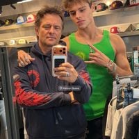 Week-end en famille pour David Hallyday et sa femme Alexandra issue d'une grande dynastie : leur fils Cameron Smet partage des images