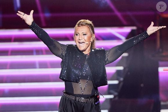 Exclusif - Sheila - Enregistrement de l'émission "Les 50 ans du Disco, les stars chantent pour le Sidaction" au Dôme de Paris, France, le 15 mars 2023, diffusée le 25 mars sur France 2. © Guirec-Moreau/Bestimage