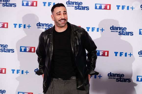 Adil Rami - Photocall de lancement de la saison 2025 de "Danse avec les stars" (DALS) au siège de  TF1 à Boulogne-Billancourt, France, le 16 janvier 2025. © Christophe Clovis / Bestimage